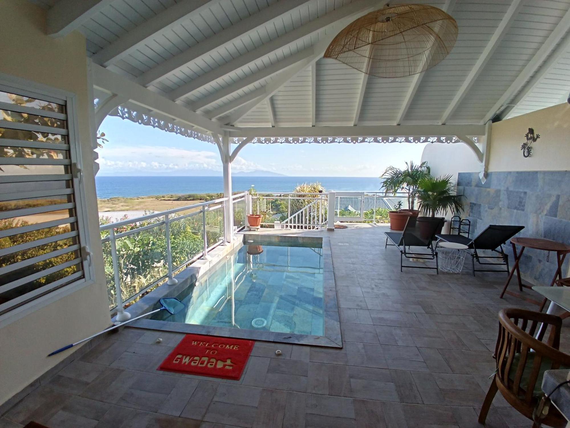 Aux Colibris Amoureux : Loft De Standing Avec Vue Mer Grand-Bourg  外观 照片