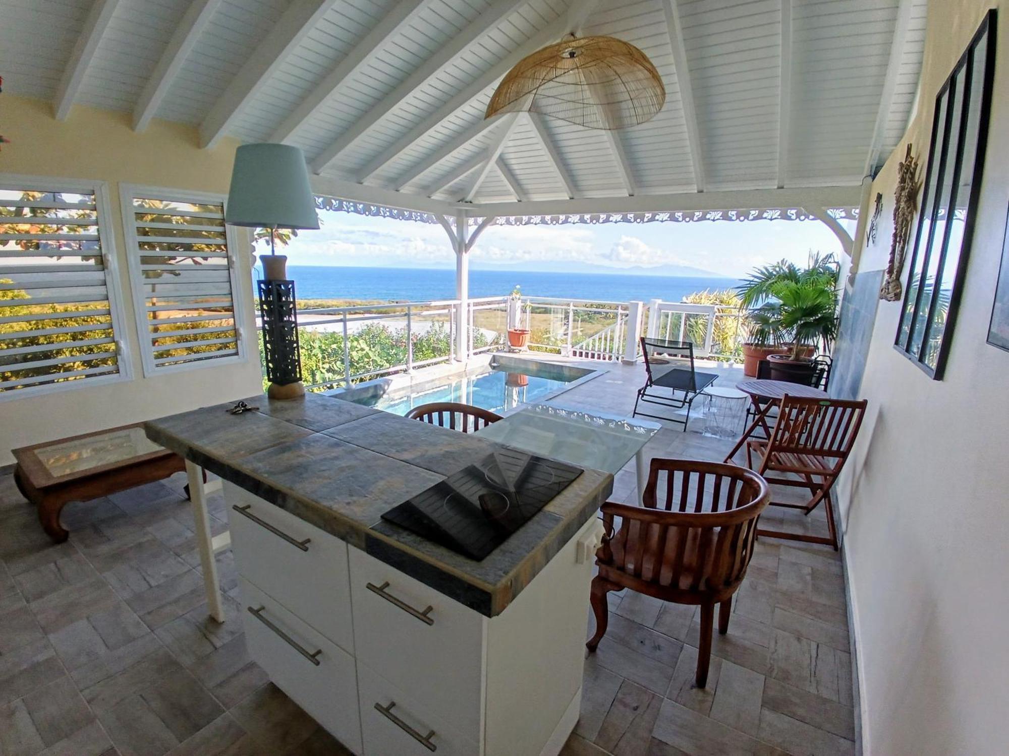 Aux Colibris Amoureux : Loft De Standing Avec Vue Mer Grand-Bourg  外观 照片