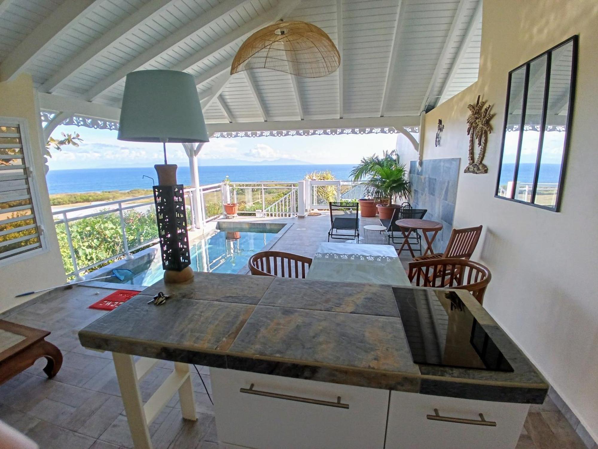 Aux Colibris Amoureux : Loft De Standing Avec Vue Mer Grand-Bourg  外观 照片
